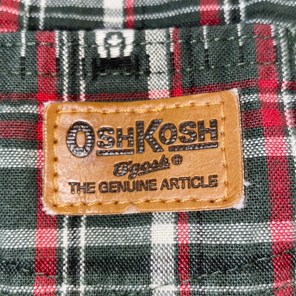 OshKosh B'Gosh Infant Baby Boys Western Theme Overalls Size 12 Months - Picture 10 of 12